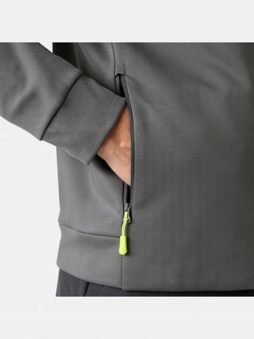 Helly Hansen Crew Fleece Jacket férfi polár pulóver szürke színben 5