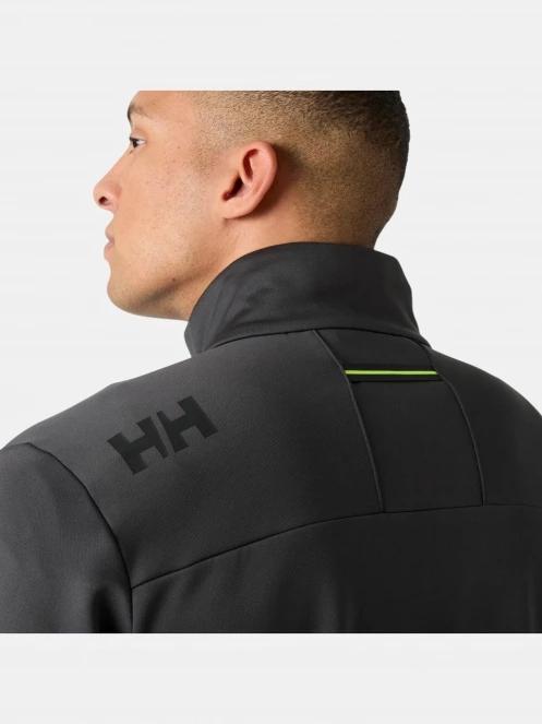 Helly Hansen Crew Fleece Jacket férfi polár pulóver fekete színben 4