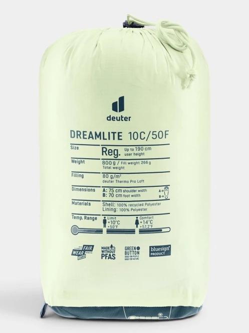Deuter Dreamlite 10C/50F hálózsák narancssárga színben 5