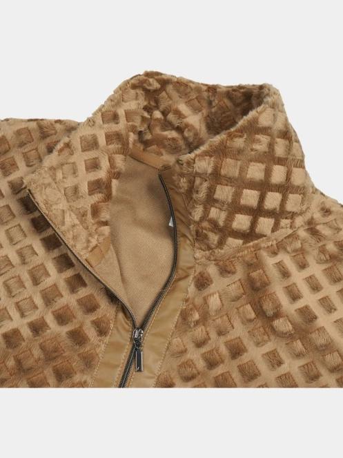 Luhta Luhta Ahmas női polár pulóver barna színben 6