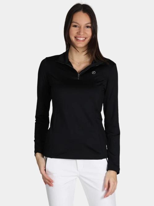 Luhta Luhta Hailuoto női aláöltöző felső fekete színben 2