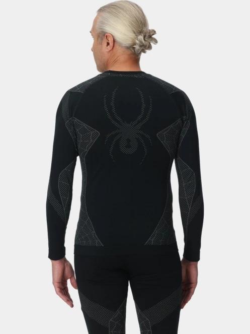 Spyder Momentum Baselayer Top férfi aláöltöző felső fekete színben 3