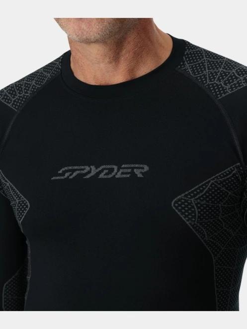 Spyder Momentum Baselayer Top férfi aláöltöző felső fekete színben 4