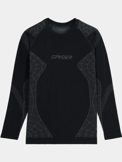 Spyder Momentum Baselayer Top férfi aláöltöző felső fekete színben 5