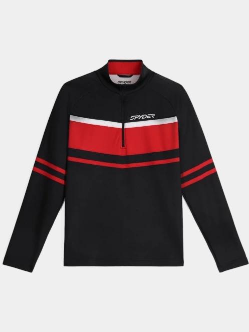 Spyder Legacy 1/2 Zip férfi aláöltöző felső fekete színben 5