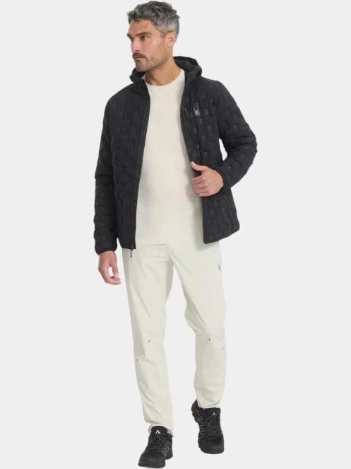 Spyder Zenith Hooded Down Jacket férfi pehelykabát fekete színben 5