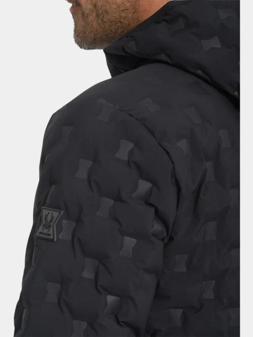 Spyder Zenith Hooded Down Jacket férfi pehelykabát fekete színben 6