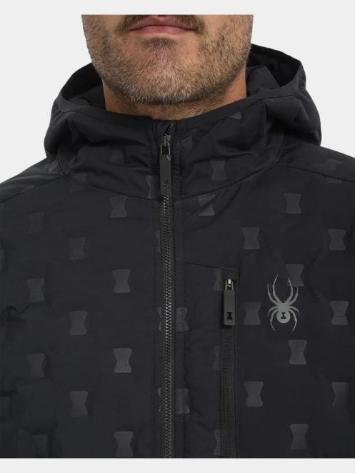 Spyder Zenith Hooded Down Jacket férfi pehelykabát fekete színben 7