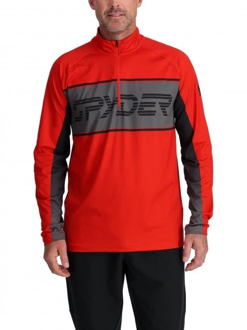 Spyder Paramount 1/2 Zip férfi pulóver piros színben 2