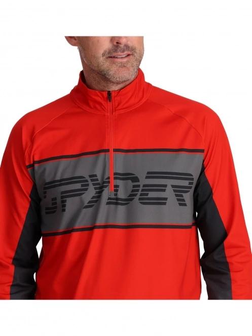 Spyder Paramount 1/2 Zip férfi pulóver piros színben 4
