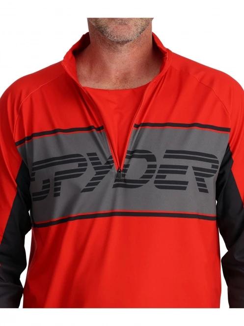 Spyder Paramount 1/2 Zip férfi pulóver piros színben 5