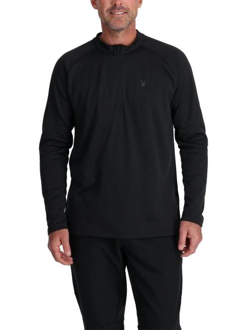 Spyder Tuner 1/2 Zip férfi pulóver fekete színben 2
