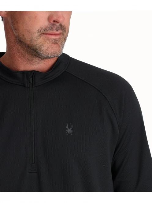 Spyder Tuner 1/2 Zip férfi pulóver fekete színben 5