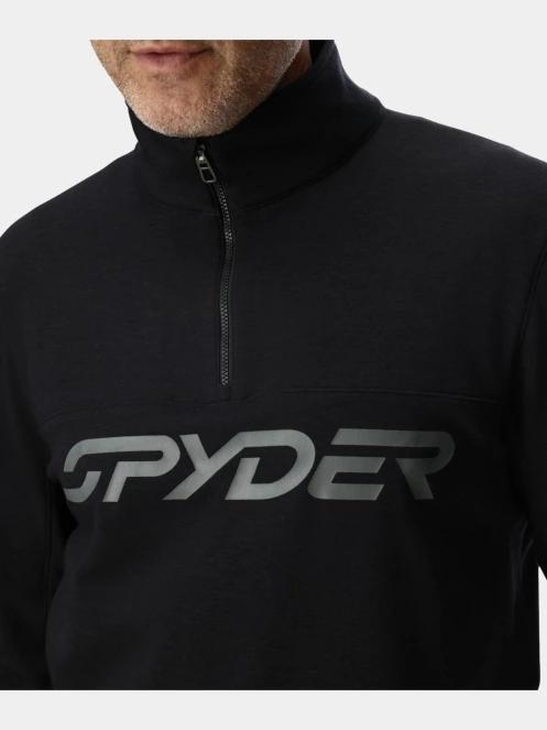 Spyder Speed Fleece 1/2 Zip férfi polár pulóver fekete színben 4
