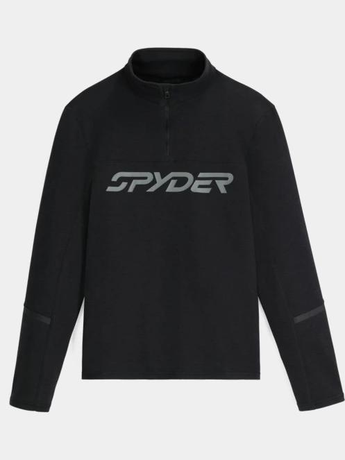 Spyder Speed Fleece 1/2 Zip férfi polár pulóver fekete színben 5