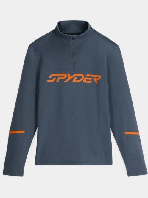 Spyder Speed Fleece 1/2 Zip férfi polár pulóver kék színben 5