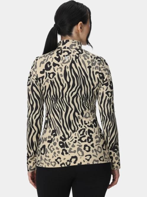 Spyder Vivid 1/2 Zip női aláöltöző felső homok színben 3