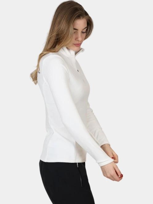 Spyder Shimmer Bug 1/2 Zip női polár pulóver fehér színben 5