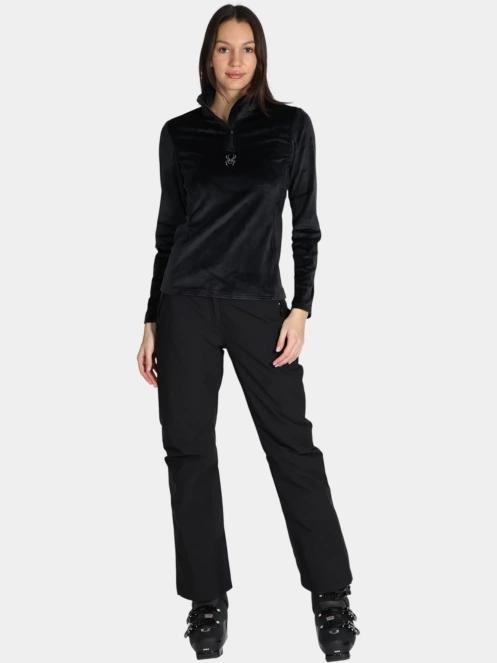 Spyder Shimmer Bug 1/2 Zip női polár pulóver fekete színben 5