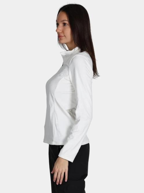 Spyder Shimmer Bug 1/2 Zip női polár pulóver fehér színben 3