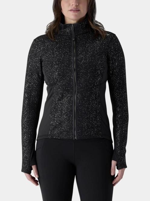 Spyder Luxe Sweater Fleece Jacket női polár pulóver fekete színben 2