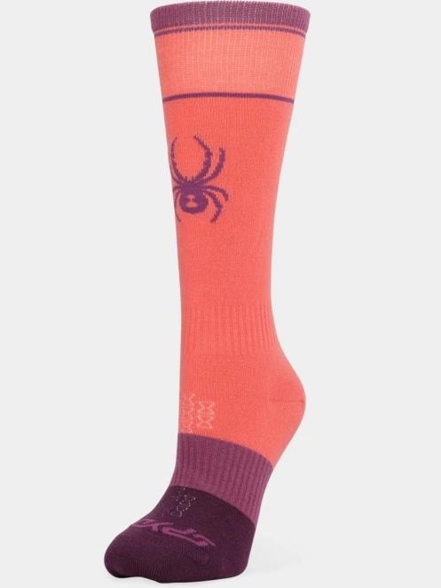 Spyder Womens Pro Liner Socks női sízokni piros színben 2