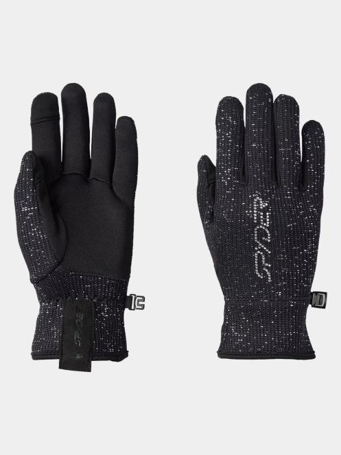Spyder Luxe Sweater Fleece Gloves női kesztyű fekete színben 2