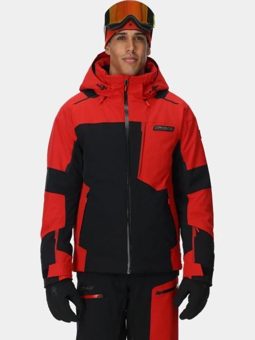 Spyder Leader Jacket férfi síkabát piros színben 2