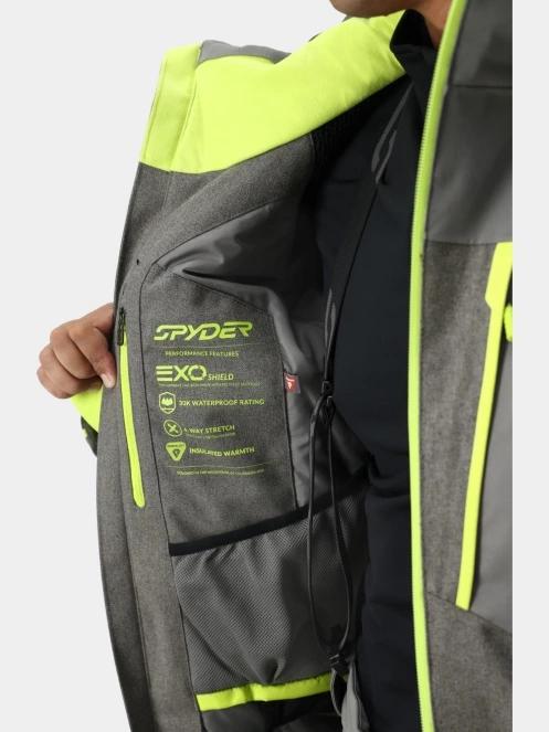 Spyder Leader Jacket férfi síkabát szürke színben 4