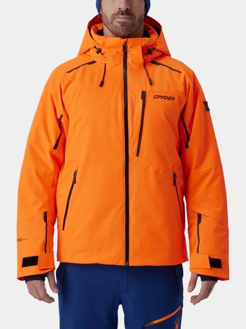 Spyder Leader Jacket férfi síkabát narancssárga színben 2
