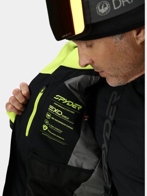 Spyder Titan Jacket férfi síkabát szürke színben 4
