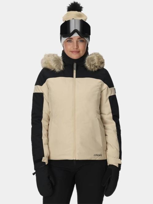 Spyder Vida Jacket női síkabát homok színben 2