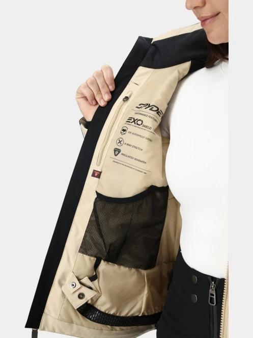 Spyder Vida Jacket női síkabát homok színben 4