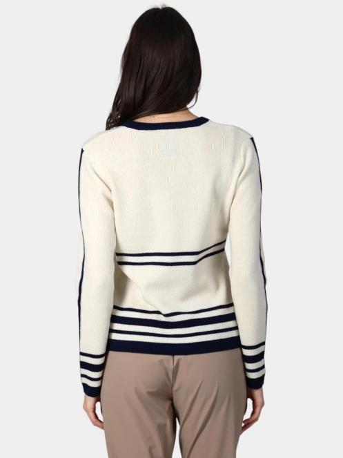 Luhta Luhta Huttula női kötött pulóver fehér színben 4