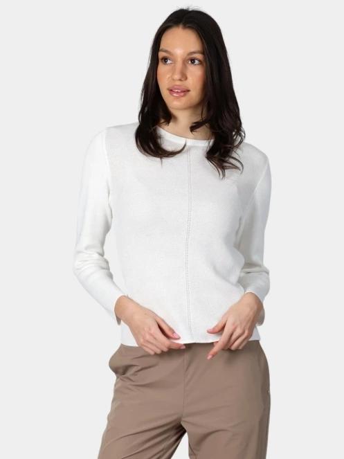 Luhta Luhta Huopioniemi női kötött pulóver fehér színben 2