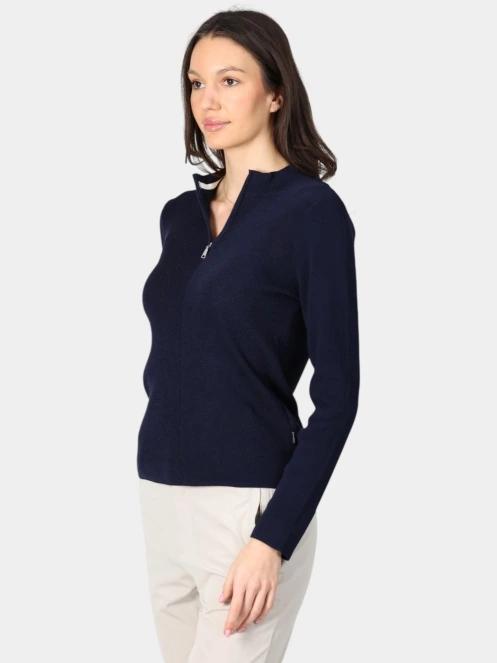 Luhta Luhta Huoponen női kötött pulóver sötétkék színben 3