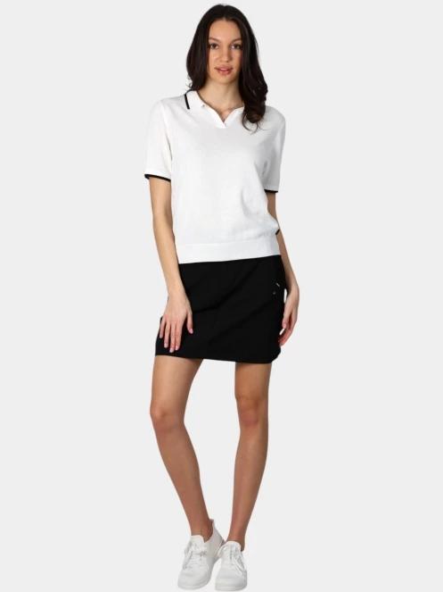 Luhta Luhta Hissa női galléros póló fehér színben 5