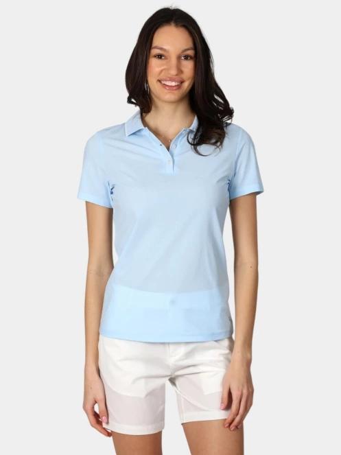 Luhta Luhta Halkokari női galléros póló világoskék színben 2