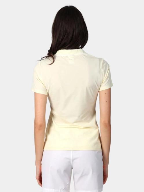 Luhta Luhta Halkokari női galléros póló sárga színben 4