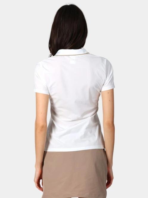 Luhta Luhta Halkokari női galléros póló fehér színben 4