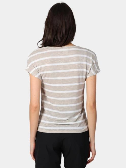 Luhta Luhta Hagalund női rövid ujjú póló homok színben 4