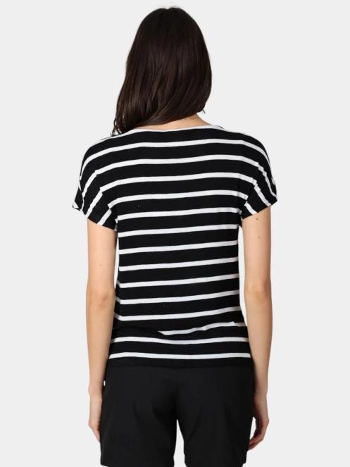 Luhta Luhta Hagalund női rövid ujjú póló fekete színben 4