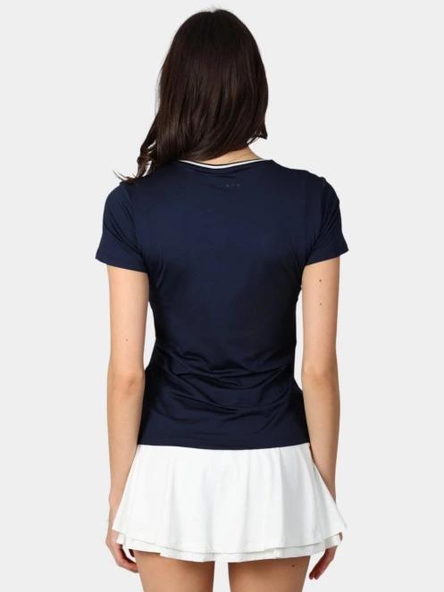 Luhta Luhta Honko női rövid ujjú póló sötétkék színben 4