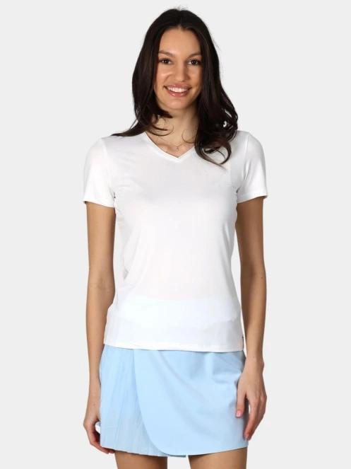 Luhta Luhta Honko női rövid ujjú póló fehér színben 2