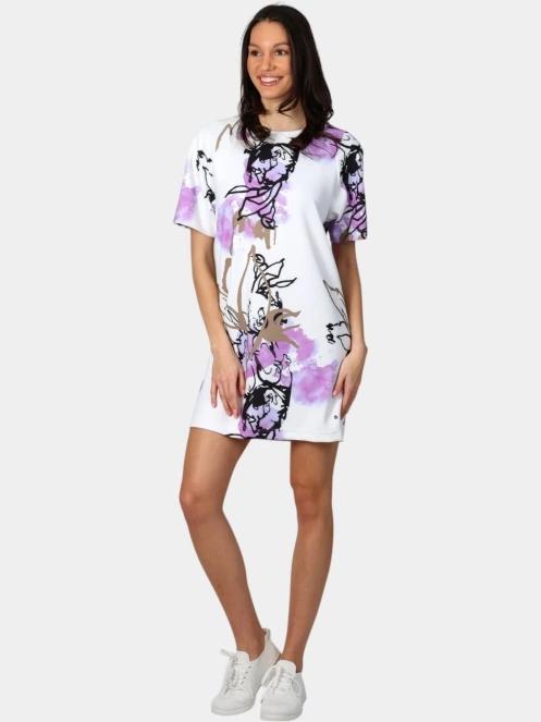 Luhta Luhta Eurajoki női pólóruha fehér színben 2