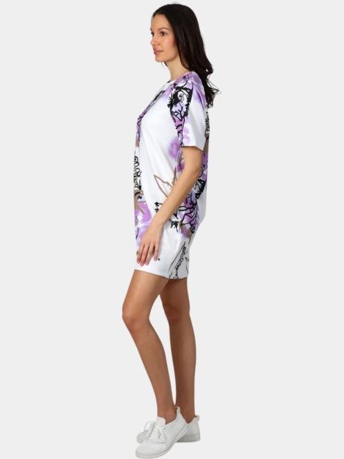 Luhta Luhta Eurajoki női pólóruha fehér színben 3