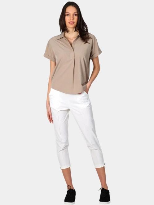 Luhta Luhta Ahveninen női rövid ujjú ing barna színben 5