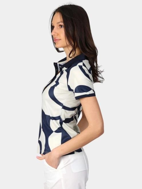 Luhta Luhta Alajoki női galléros póló homok színben 3