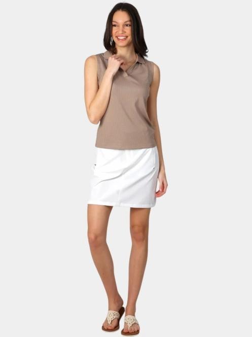 Luhta Luhta Innopuro női ujjatlan póló barna színben 5