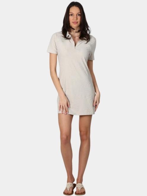 Luhta Luhta Ilmosalo női pólóruha homok színben 2